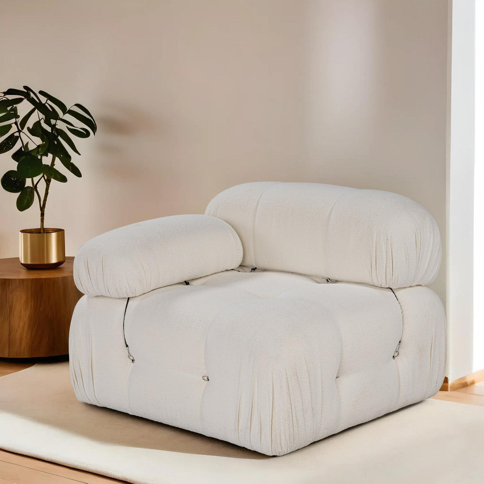 Atelier del Sofa Bubble L1 Fotelja Bijela