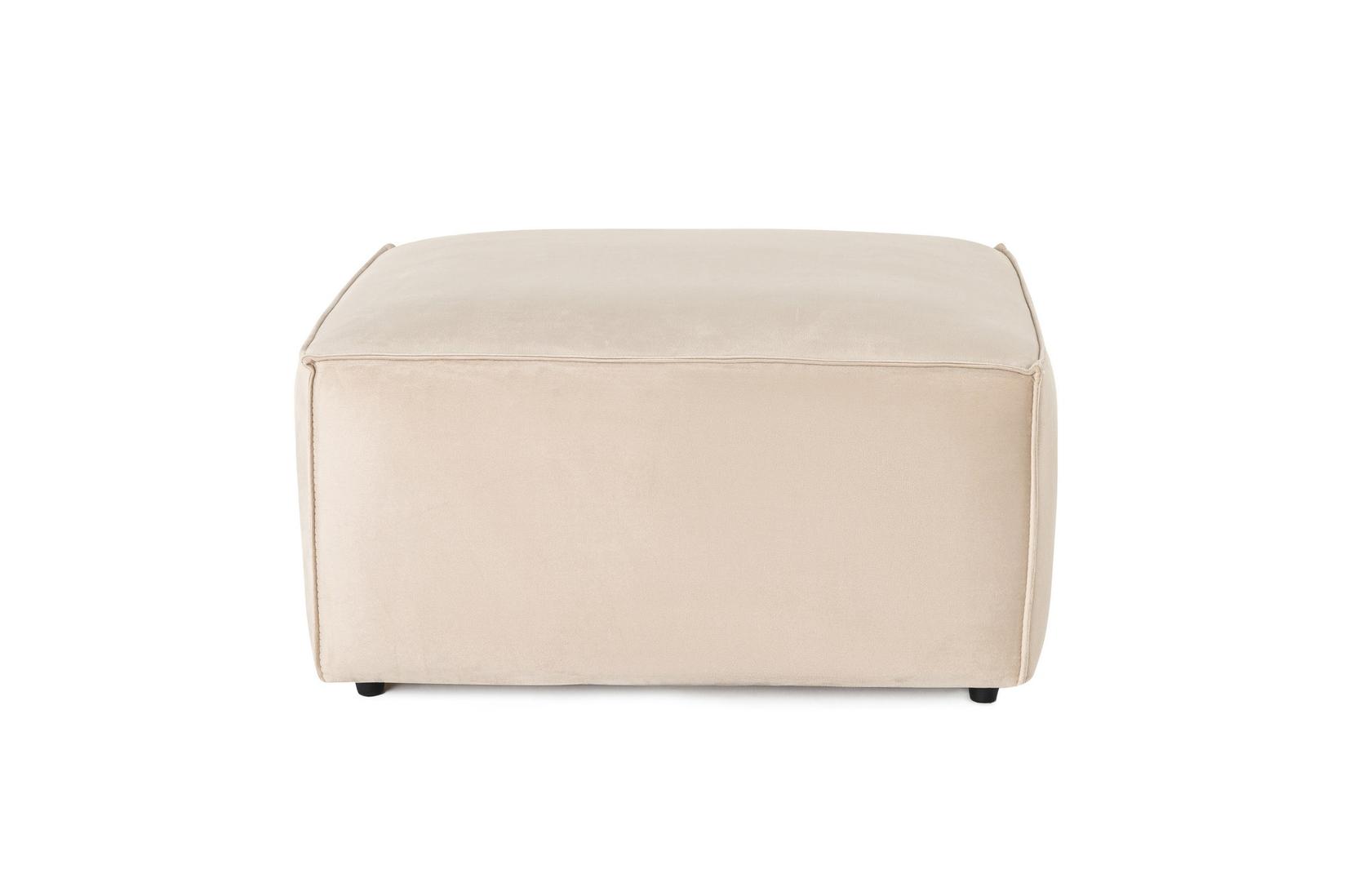 Atelier del Sofa Tabure 85x85x40cm, Krem