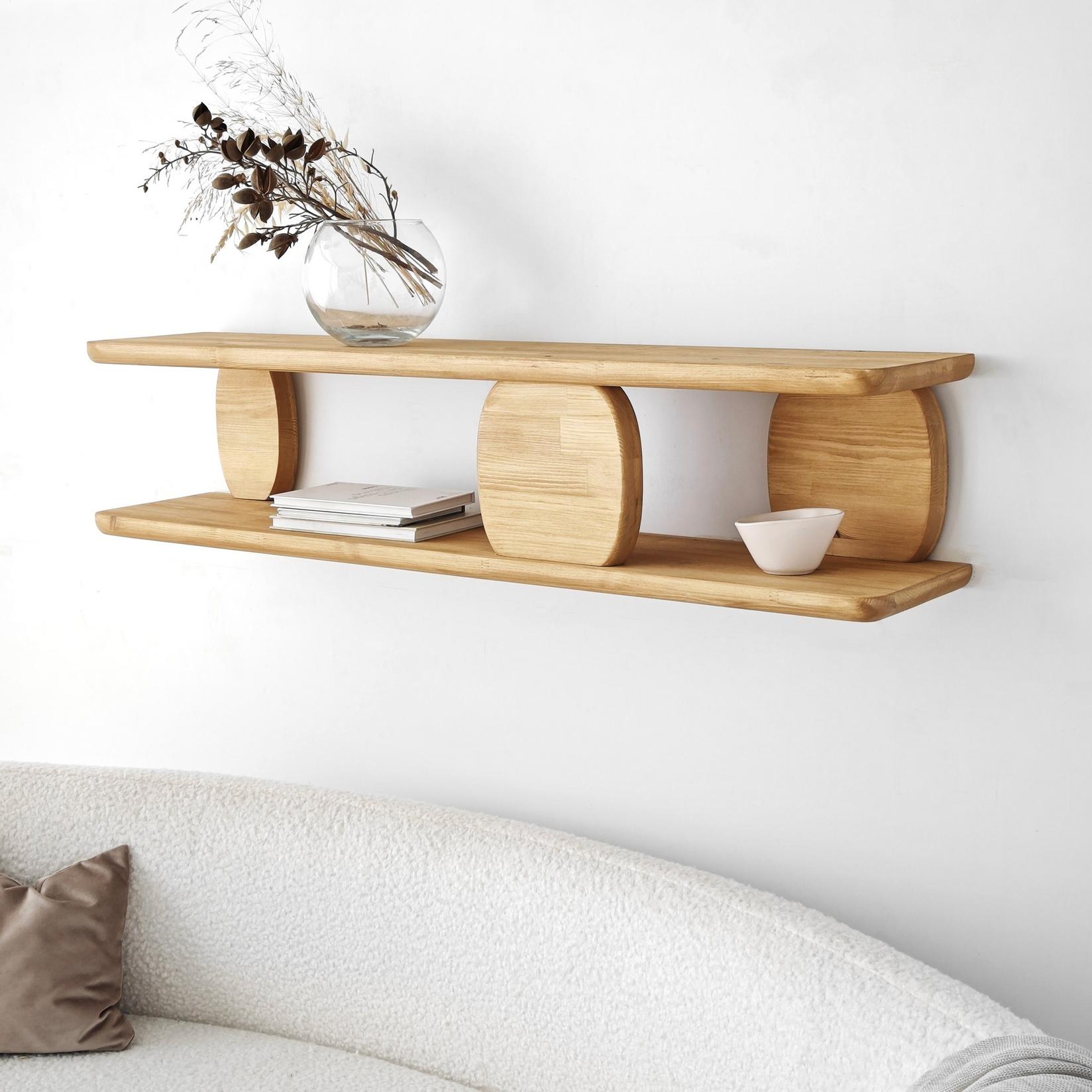 Hanah home Zidna polica od hrastovine