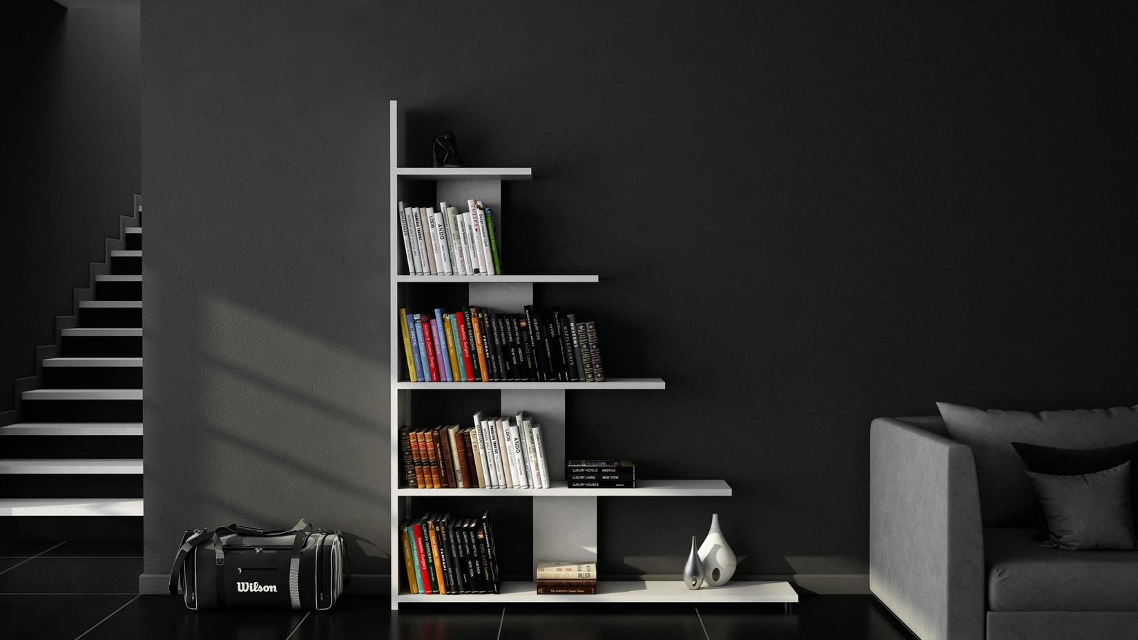 Hanah Home Polica 21,8x120x19,5cm Bijela