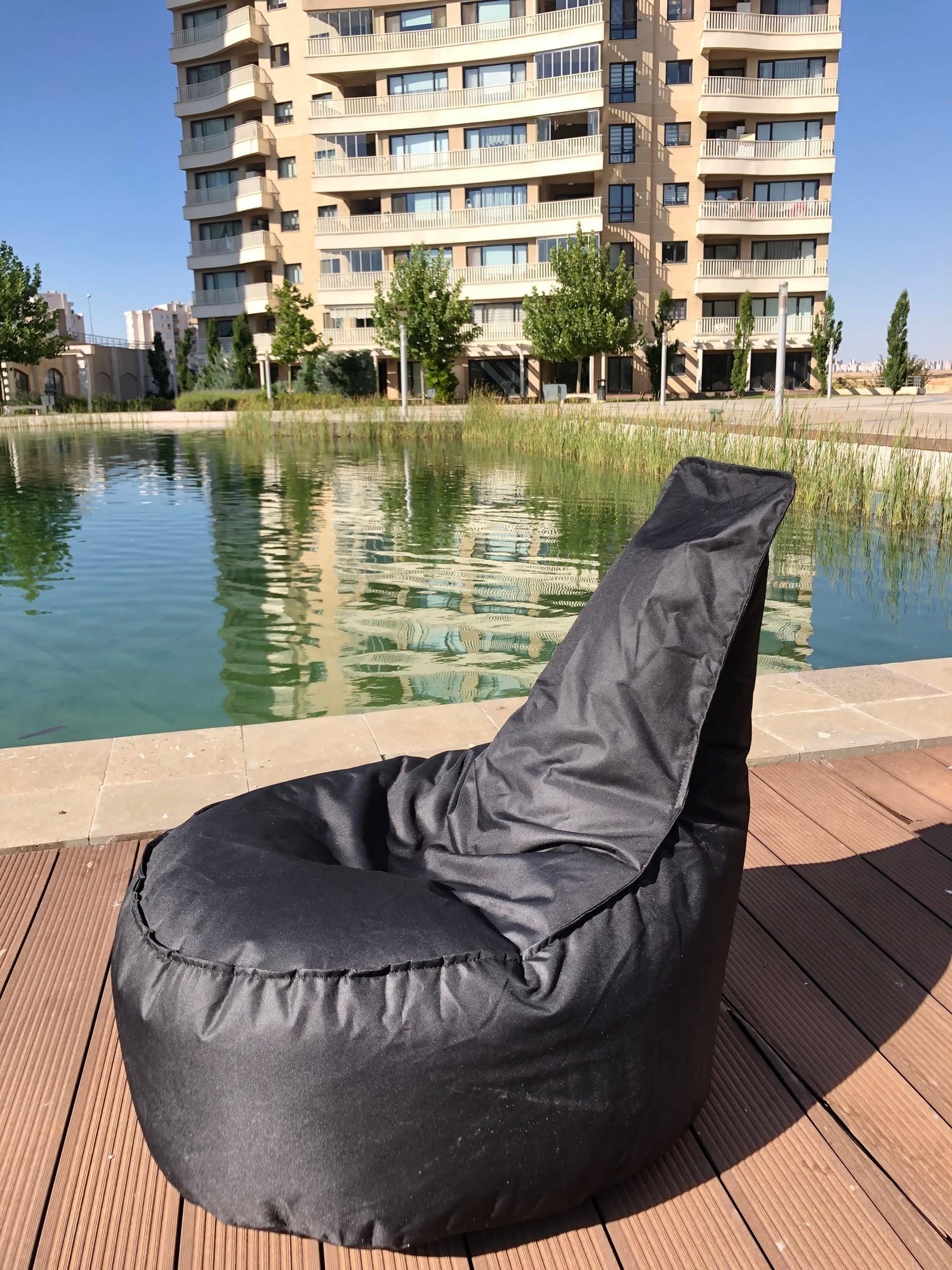 Atelier del Sofa Lazy bag crna