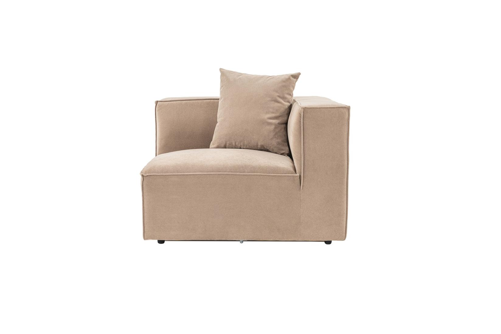 Atelier del Sofa Fotelja Sora 1R 96x70x104cm Cappuccino