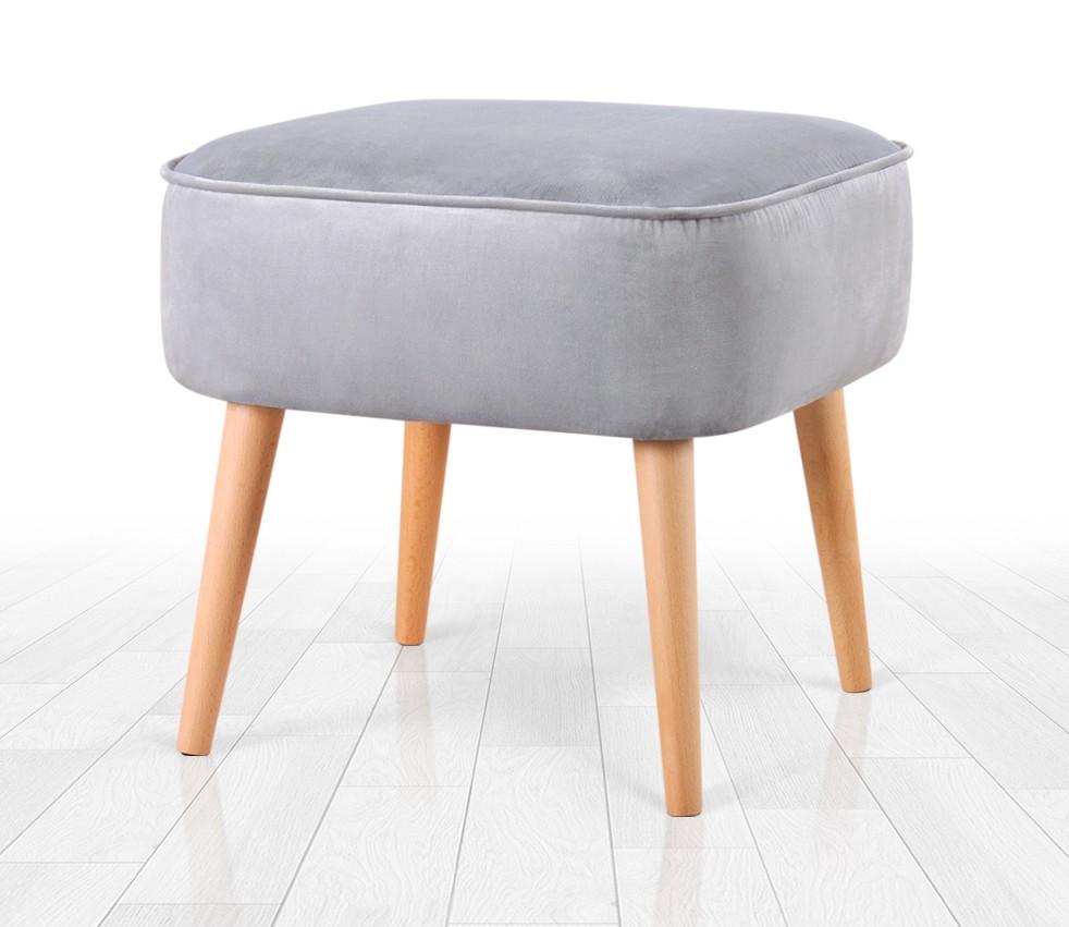 Atelier del Sofa Taburei 45x43x45cm, Svijetlo siva