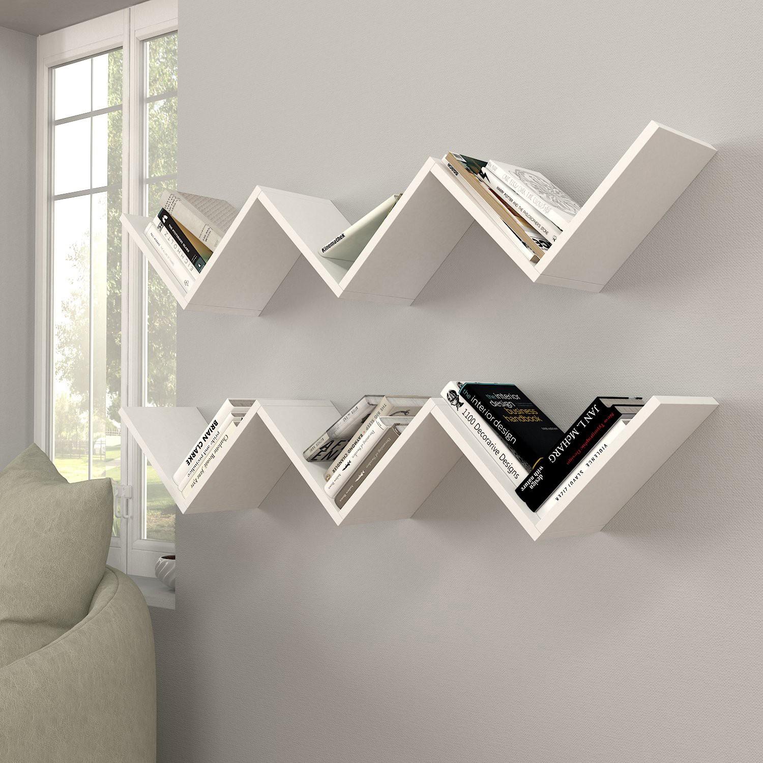 Hanah home Zidna polica bijela