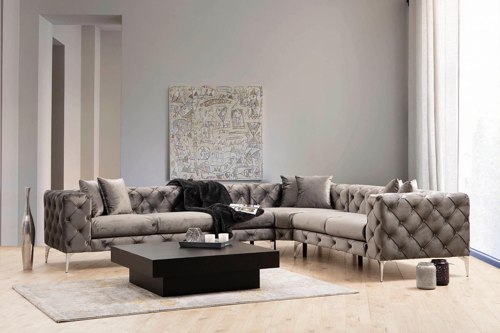 Atelier del Sofa Kutna sofa Como 310x70x270cm Antracit
