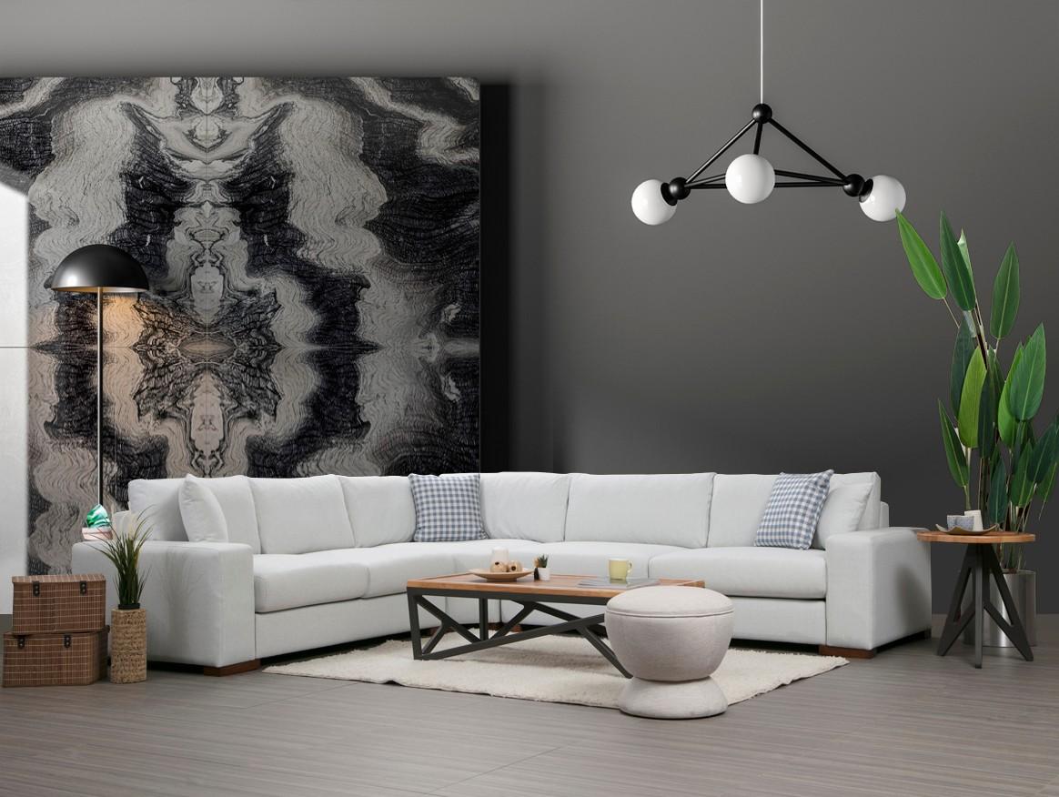 Atelier del Sofa Kutni set Loop 22 95x85x282cm Bijela