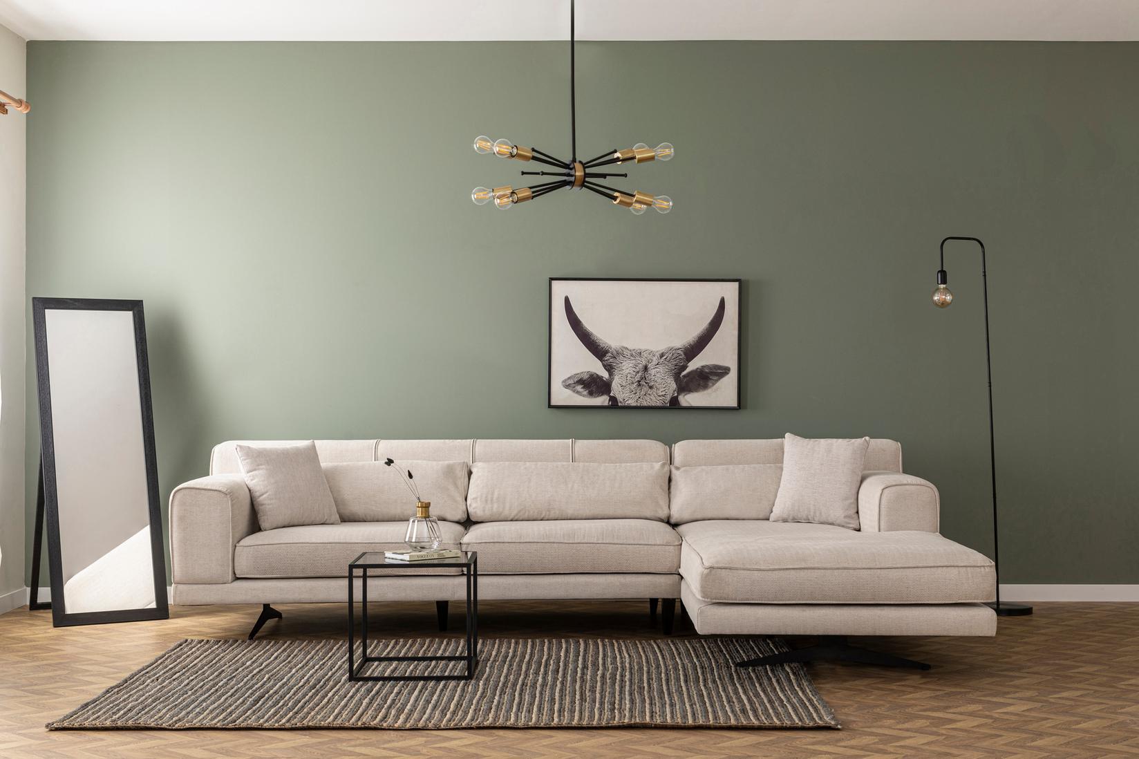 Atelier del Sofa Ugaona garnitura Živago Bež