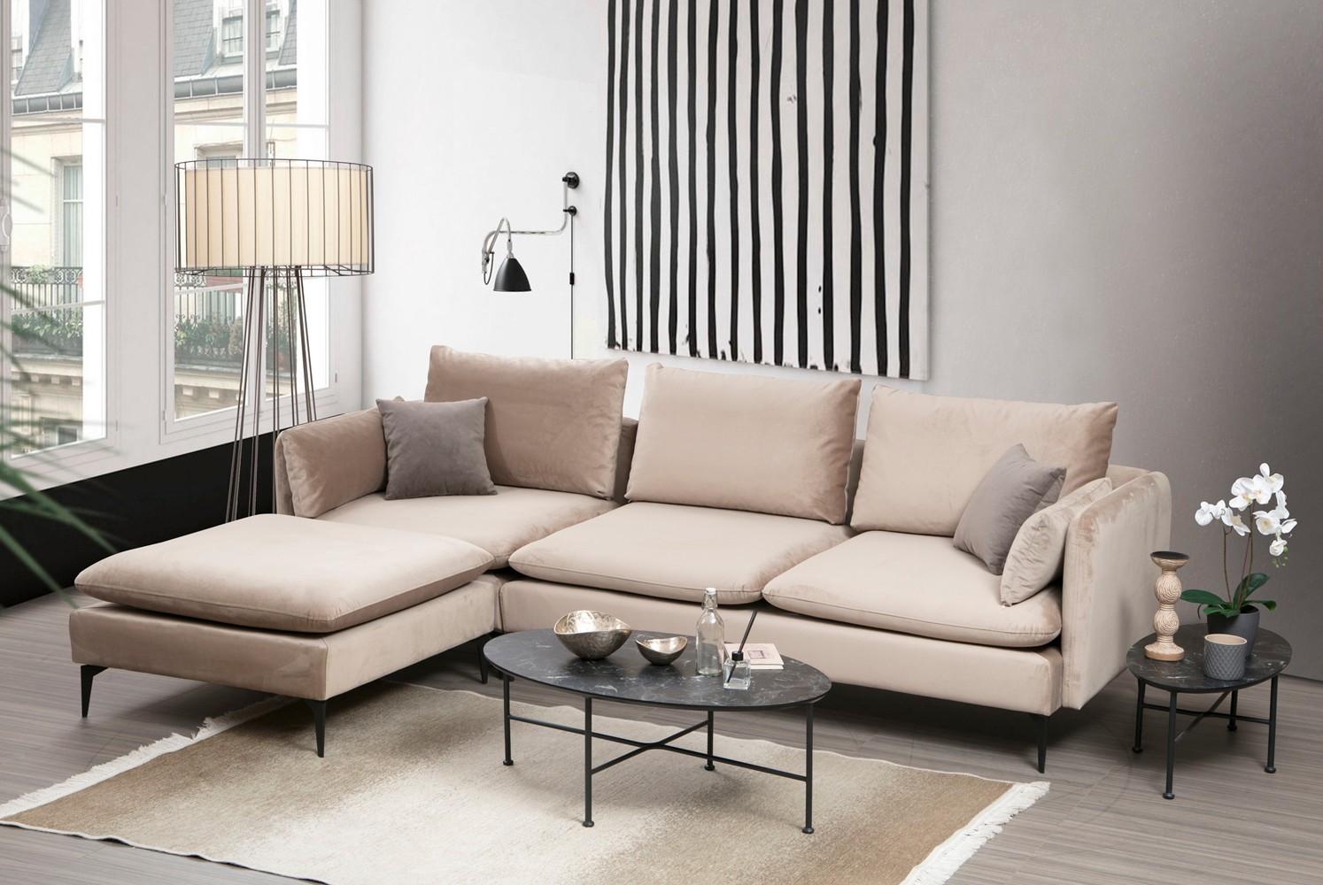 Atelier del Sofa Kutna sofa Felix 94x85x289cm Bež