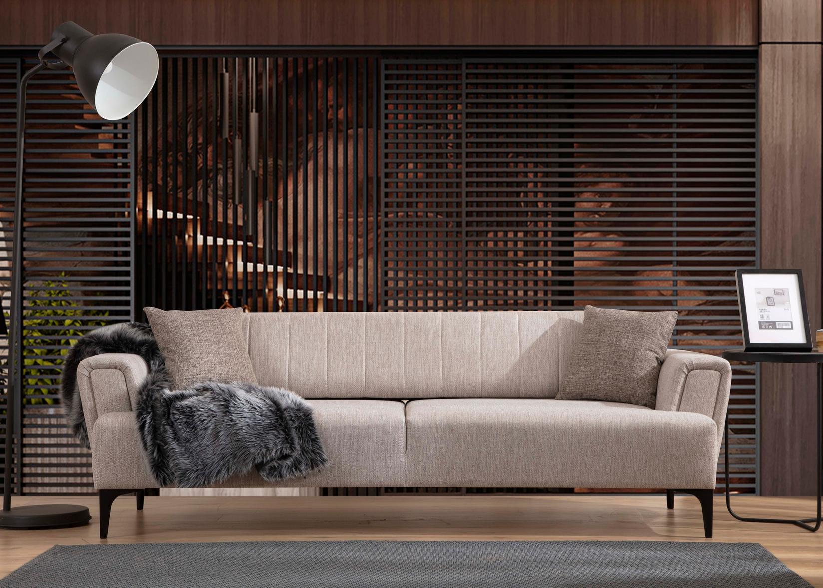 Atelier del Sofa Hamlet sklopiva sofa 95x77x230cm bež