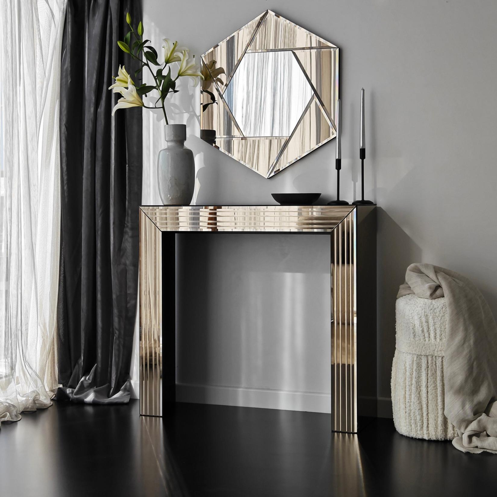 Hanah Home ogledalo bronzano