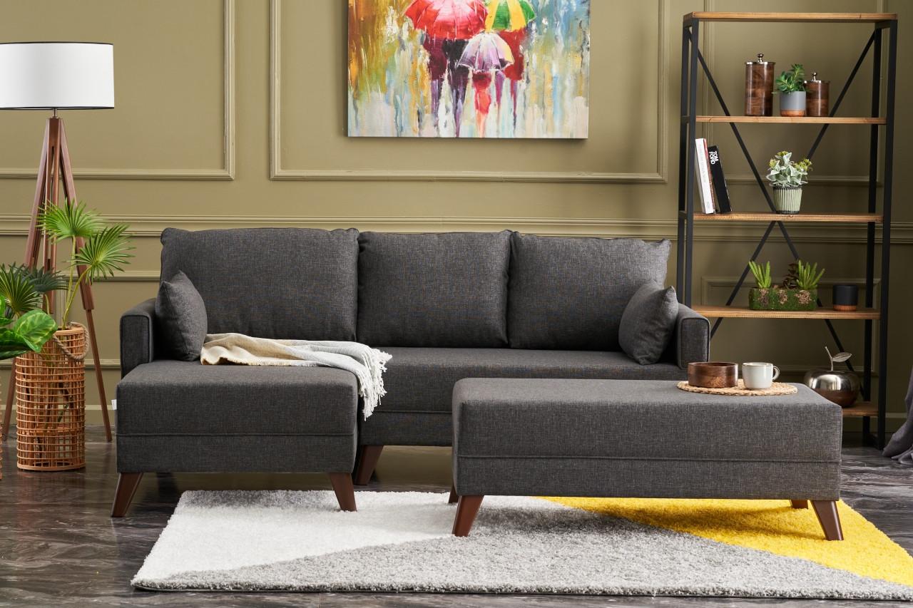 Atelier del Sofa Kutna sofa 205x85x81cm Antracit