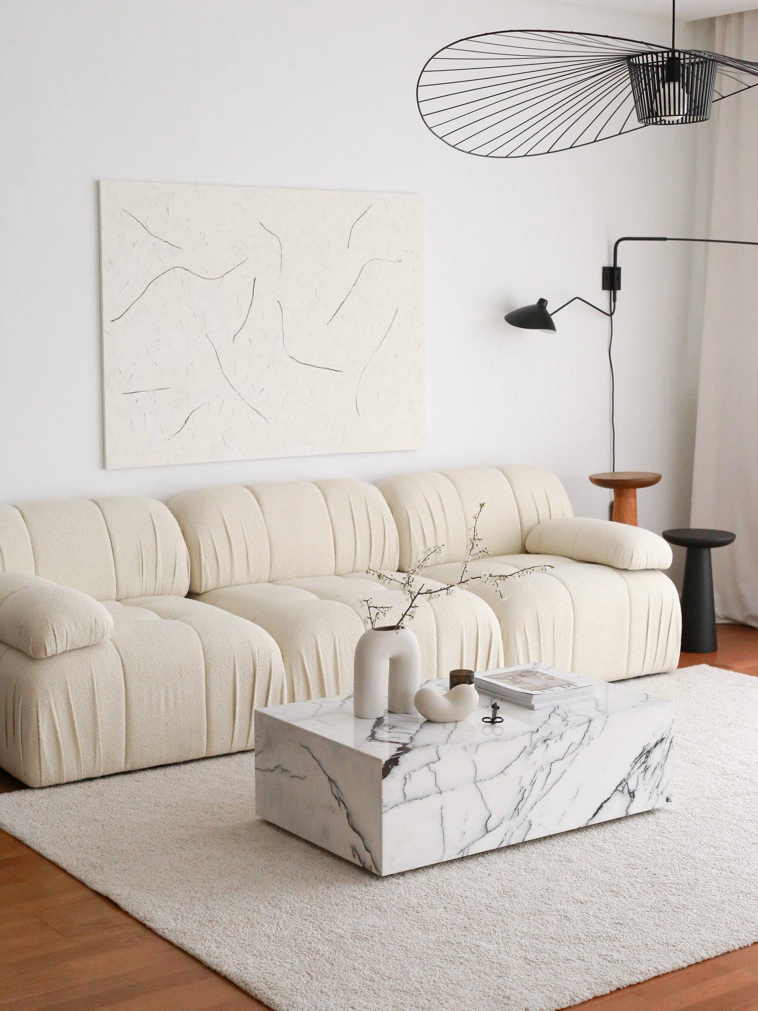Atelier del Sofa Trossed Soli 267x74x89cm Bijela