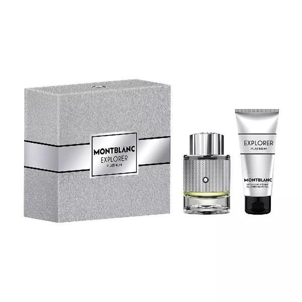 MONT BLANC Muški set parfema Explorer Platinum EDP 60ml + 100ml Gel za tuširanje 2023