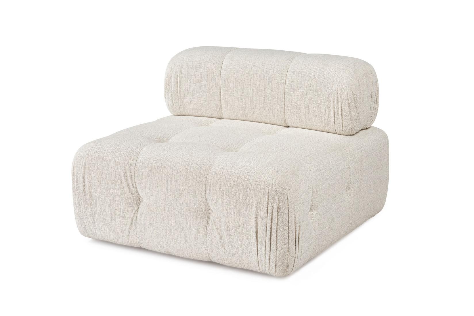 Atelier del Sofa Fotelja Doblo O1 100x80x105cm Krem