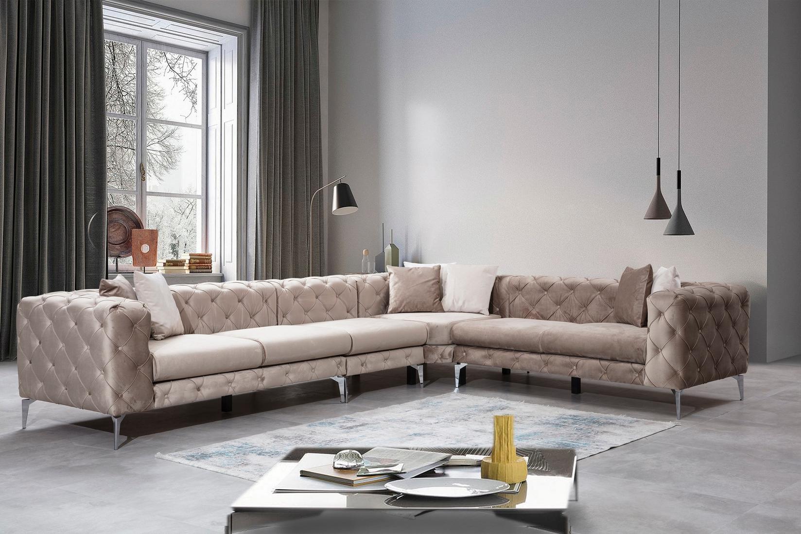 Atelier del Sofa Kutna sofa Como 310x73x270cm Bež