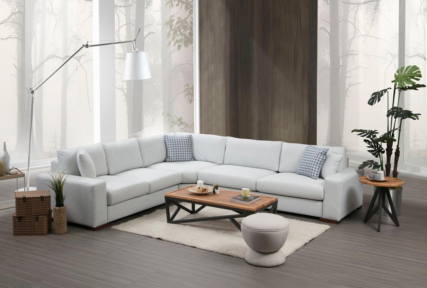 Atelier del Sofa Kutni set Loop 20 95x85x282cm Bijeli