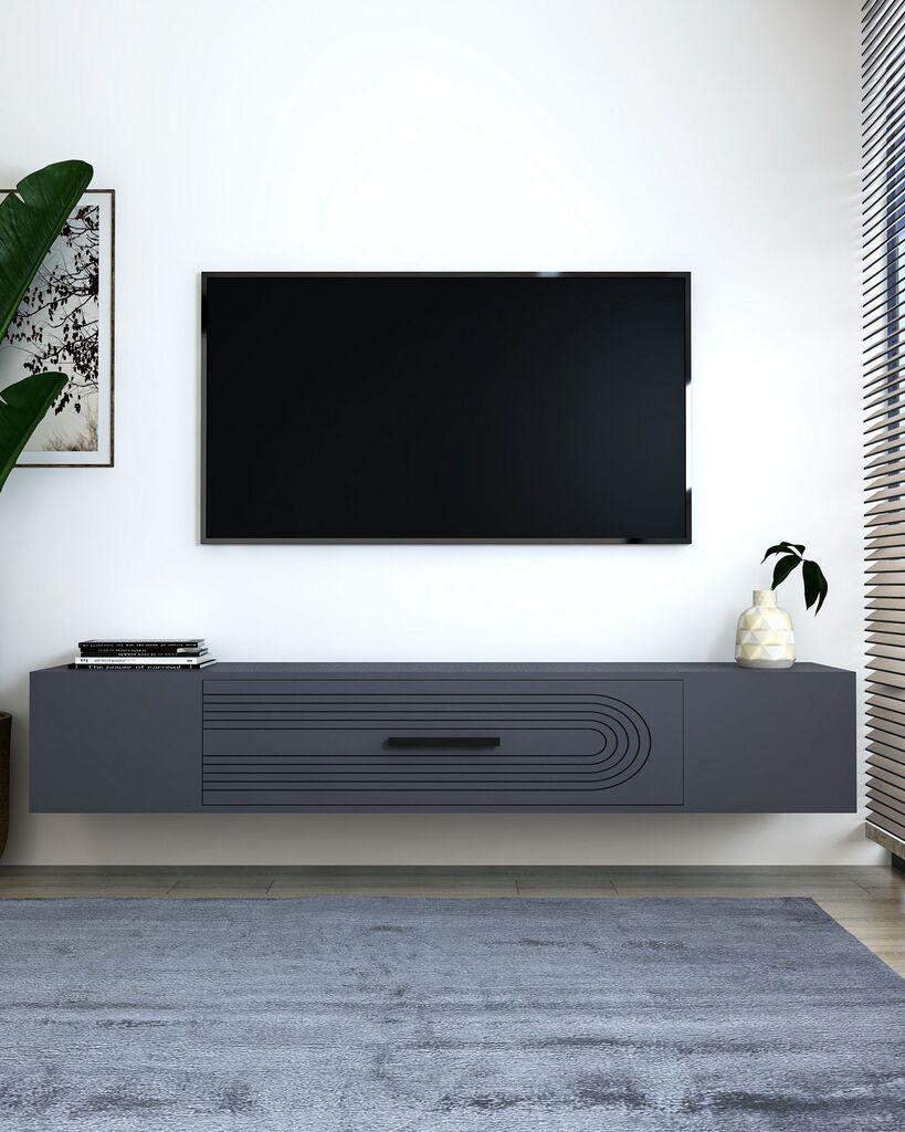 Hanah Home TV ormarić Kodaks L3, 150x33,2x29,6 cm, Antracit