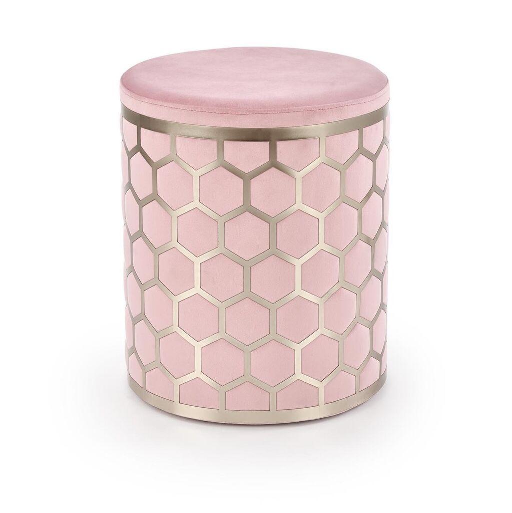 Okrugli tabure 9590132 svijetlo roze boje