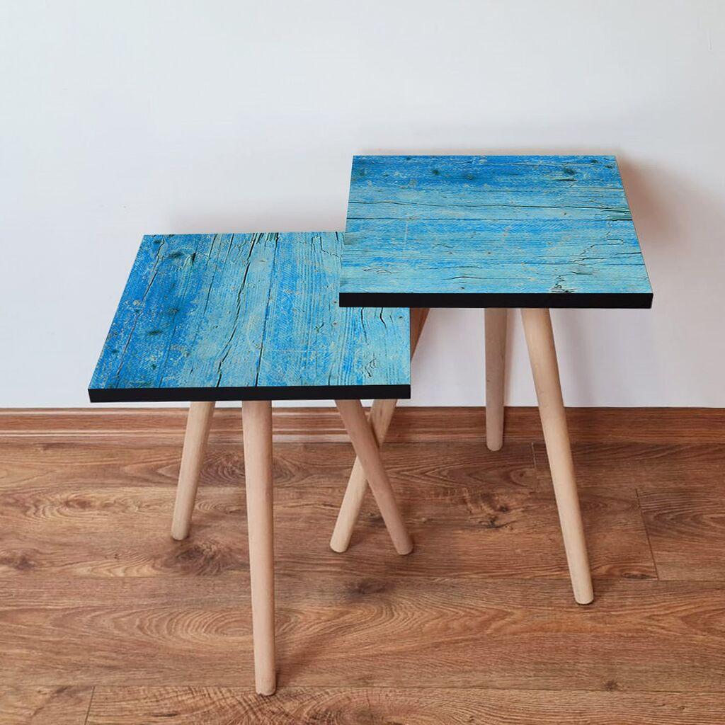 Hanah Home set stolića za kafu 2Shp76, 2 dijela, šareni