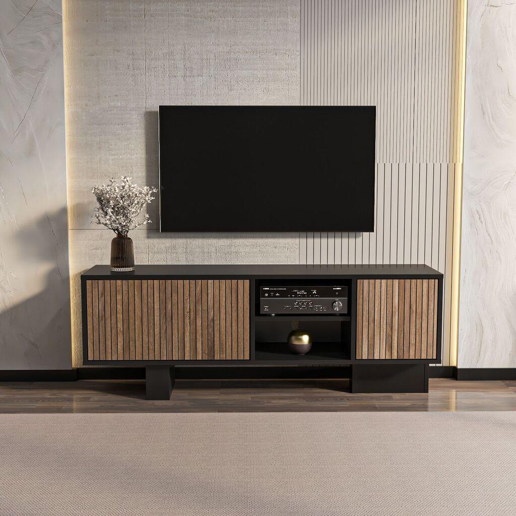 Hanah Home TV ormarić Monaco, 150x54x35 cm, crni