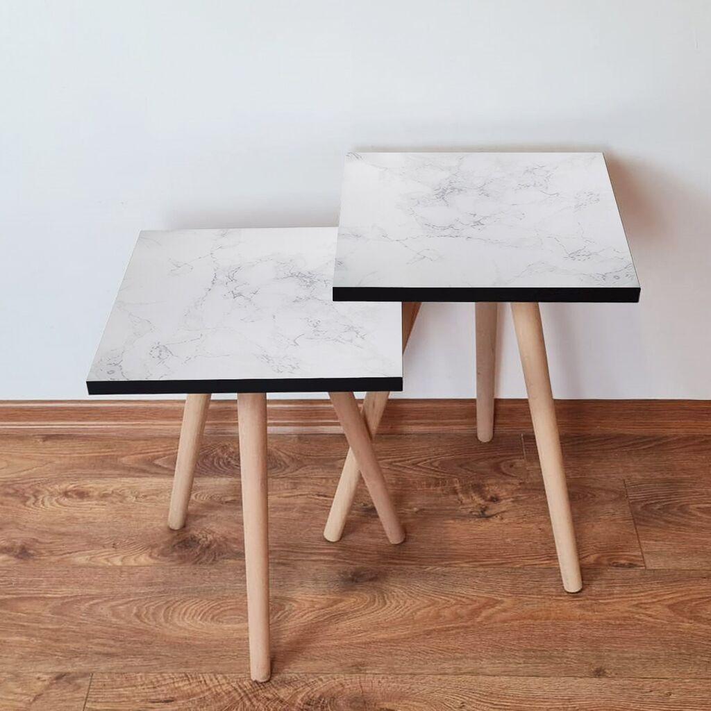 Hanah Home set stolića za kafu 2Shp411, 2 dijela, šareni