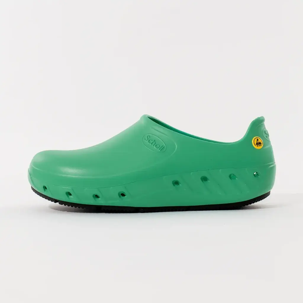 Scholl Unisex klompe Ultragrip Eva, Zelene