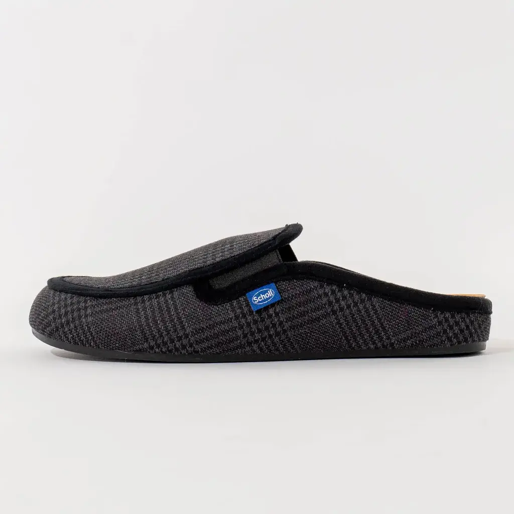 Scholl Muške kučne papuče Brandy Ela, Crne