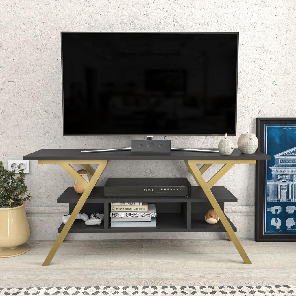 Hanah Home TV ormarić Minerva, 120x35x55 cm, antracit