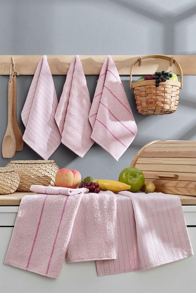 L'essentiel Maison set peškira za ruke Sofija, 30 x 50 cm, roze