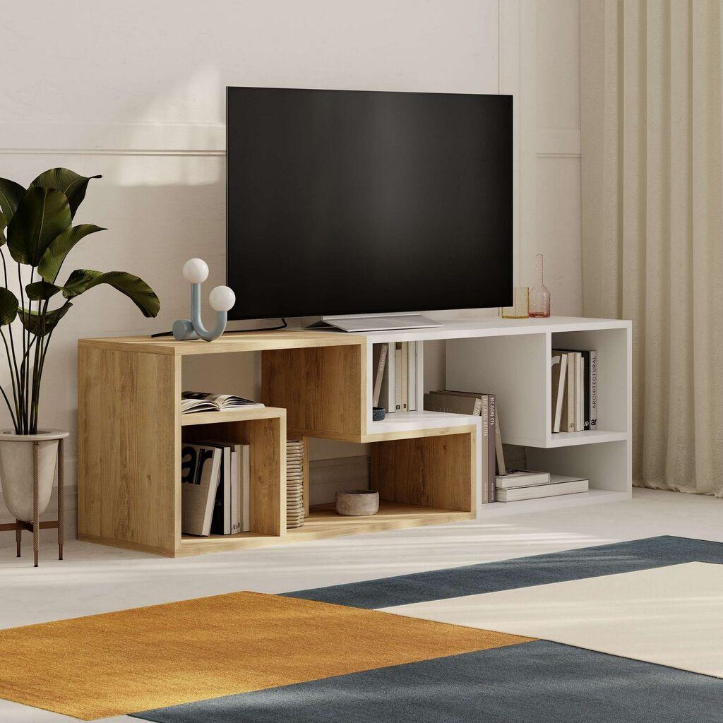 Hanah Home TV komoda Gliss, 145x44.8x35 cm, Hrast