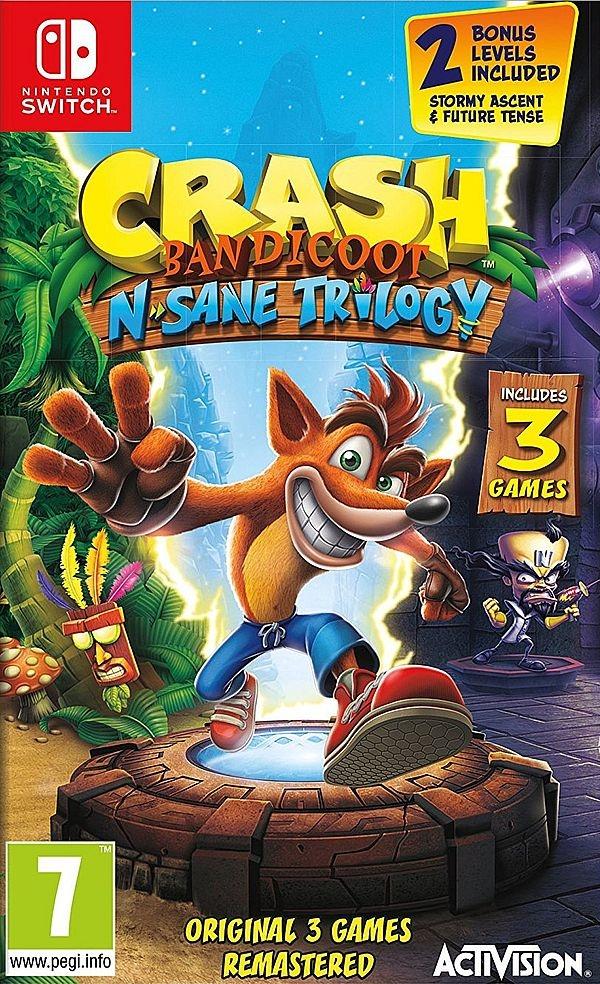 Nintendo Switch Lite Crash Bandicoot N. Sane Trilogy, Crvena