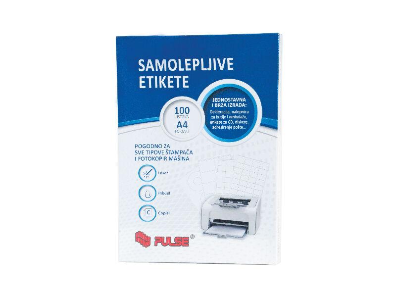 Pulse Etikete za deklaraciju, 100 listova, 40 komada