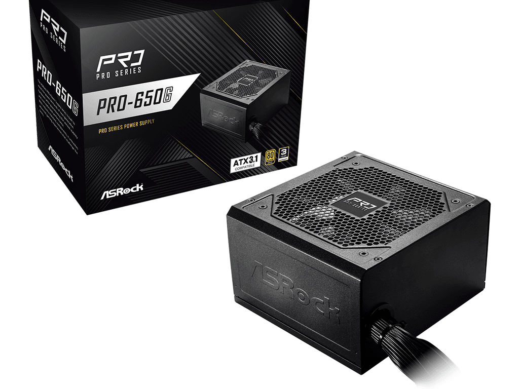 ASRock Napajanje PSU ATX 3.1, 650W