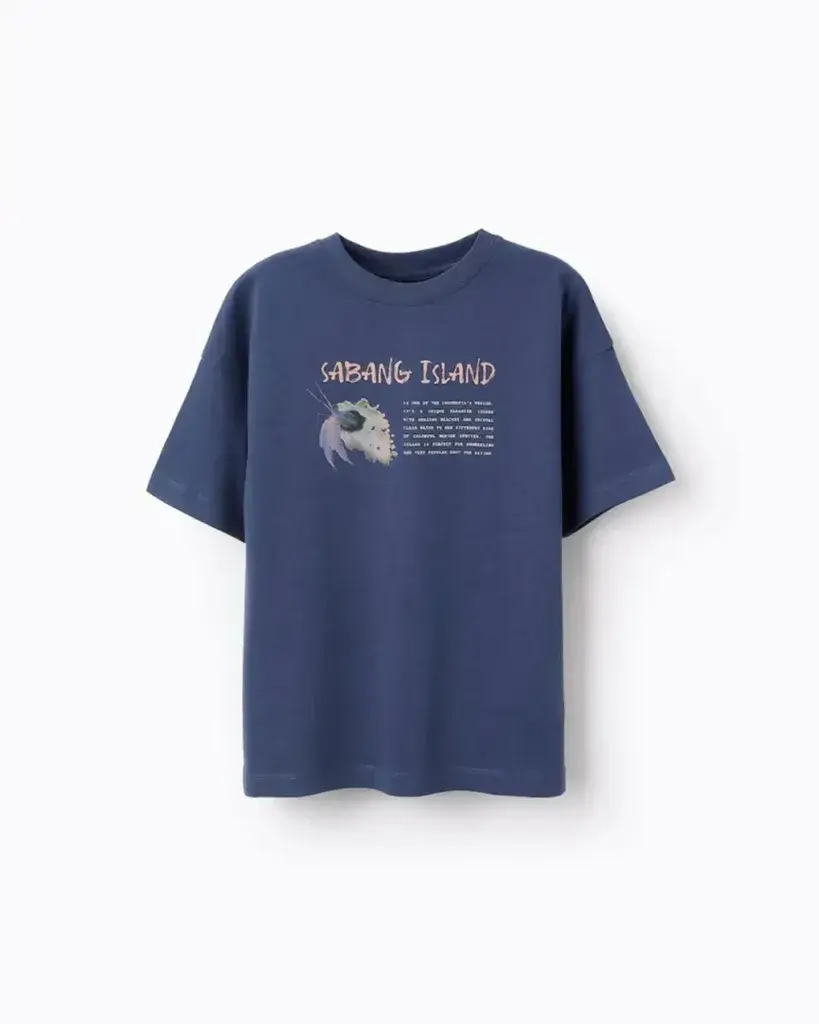 Zippy Majica za dječake Sabang Island,Tamno-plava