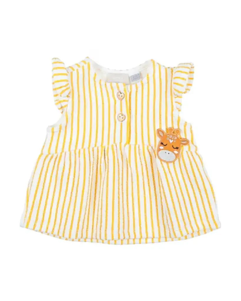 Chicco Majica za djevojčice, Žuto-bijela