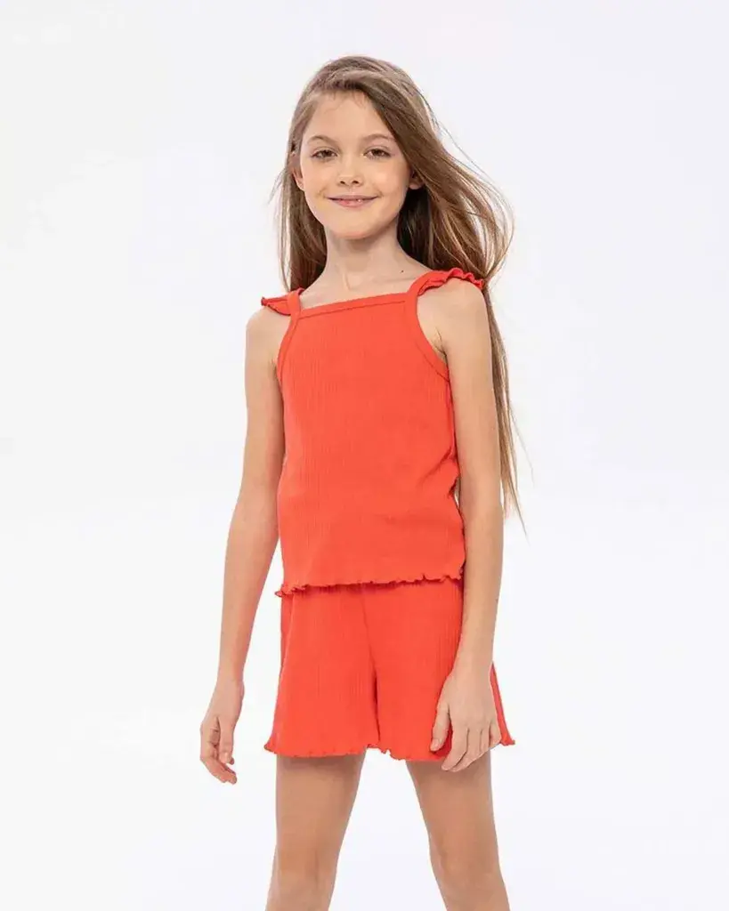 Minoti Komplet za djevojčice, Naradžasti