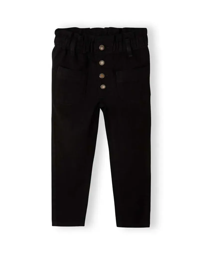 Minoti Pantalone za djevojčice, Crne