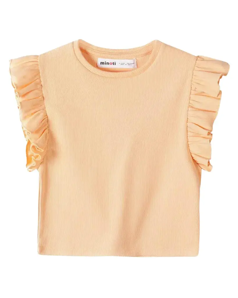 Minoti Majica za djevojčice Neon Orange, Narandžasta