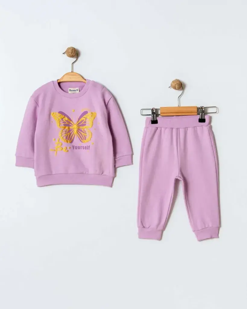 Miniworld Komplet trenerka za bebe, Ljubičasta