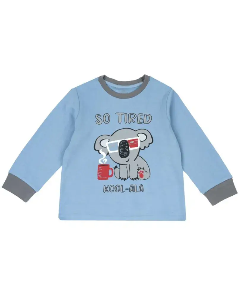 Gornji dio pidžame za dječake, Plavi