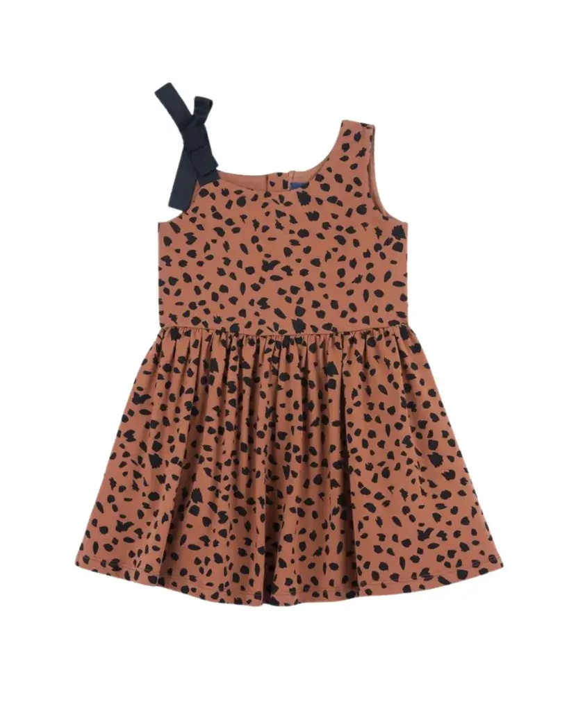 Chicco Haljina za djevojčice Leopard, Braon
