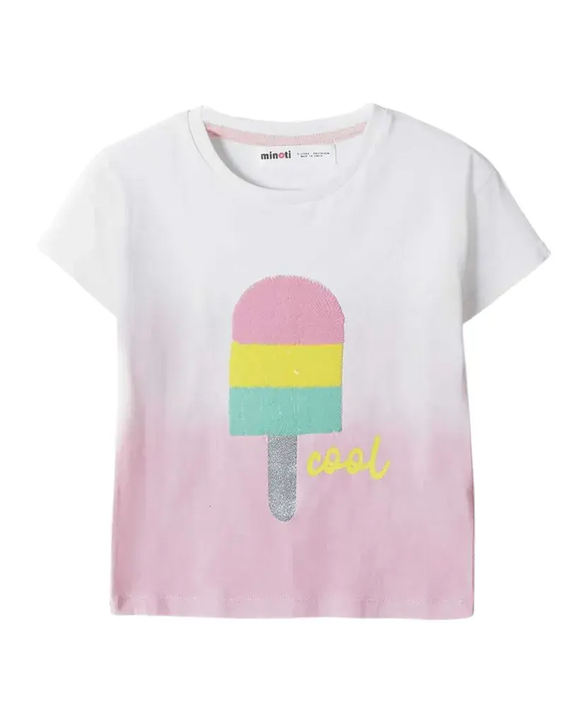 Minoti Majica za djevojčice Ice Cream, Lavanda