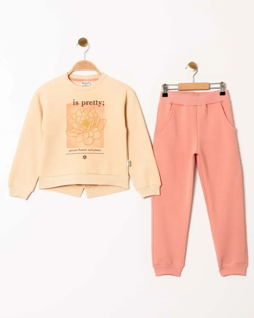 Miniworld Komplet trenerka za bebe Terra, Roze