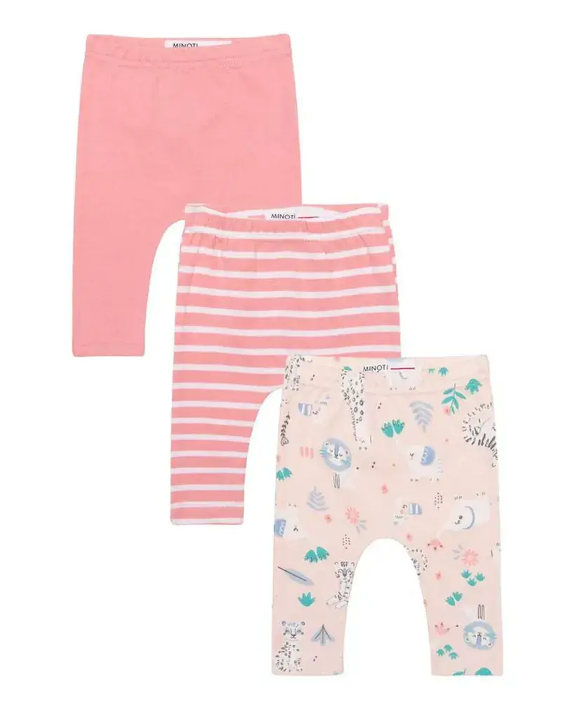 Minoti Set helanki za bebe, 3 Komada, Roze
