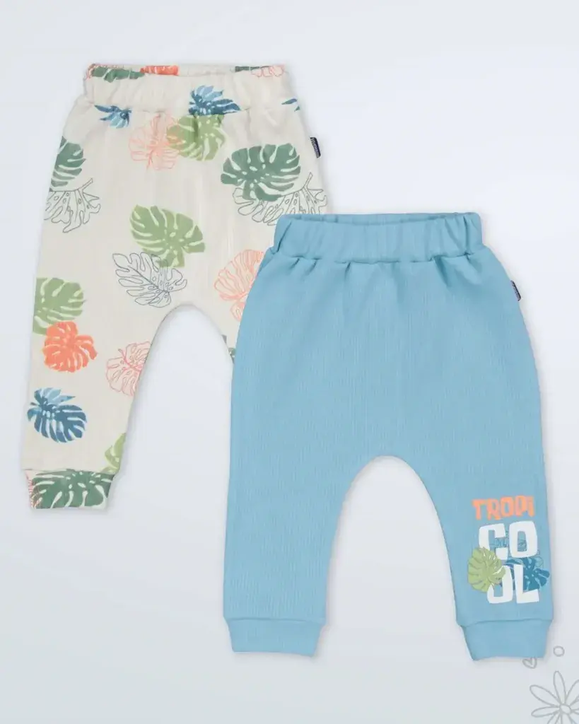 Miniworld Set trenerki za bebe Pistacio 2, 2 Komada, Šareni