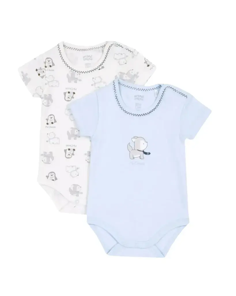 Chicco Bodiji za bebe, Bijelo-plavi