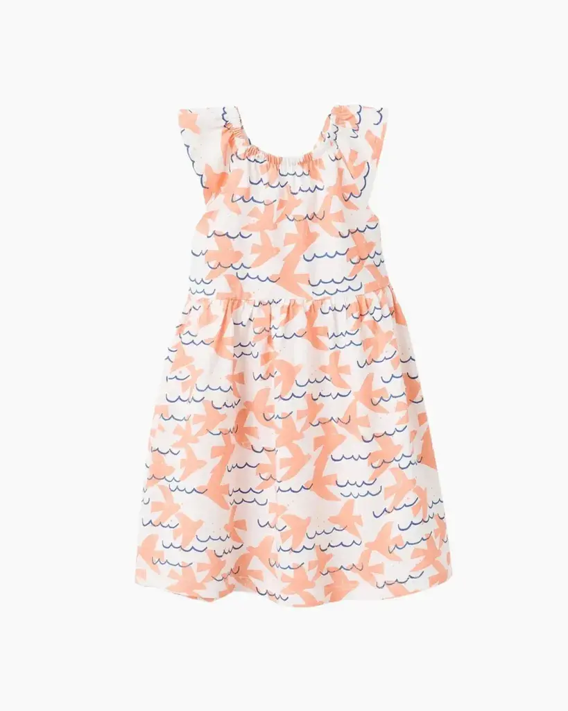 Zippy Haljina za bebe Lasta, Bijelo-crvena