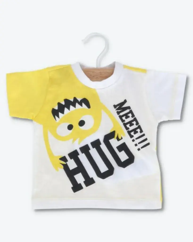 Chicco Majica za bebe Hug me, Bijelo-žuta