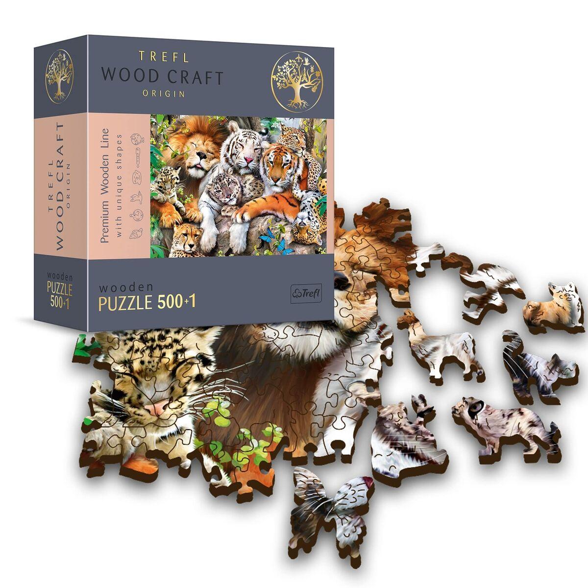 TREFL Puzzle 500+1 Wood Craft