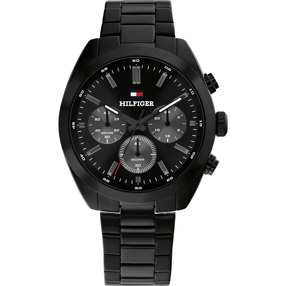 Tommy Hilfiger Muški sat 1710724, Kvarcni mehanizam, Crni
